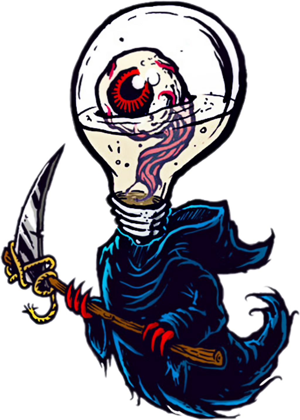 #eye #eyes #death #urban #art #popart #sticker #hell - Stickers Urban Art Clipart (1024x1431), Png Download