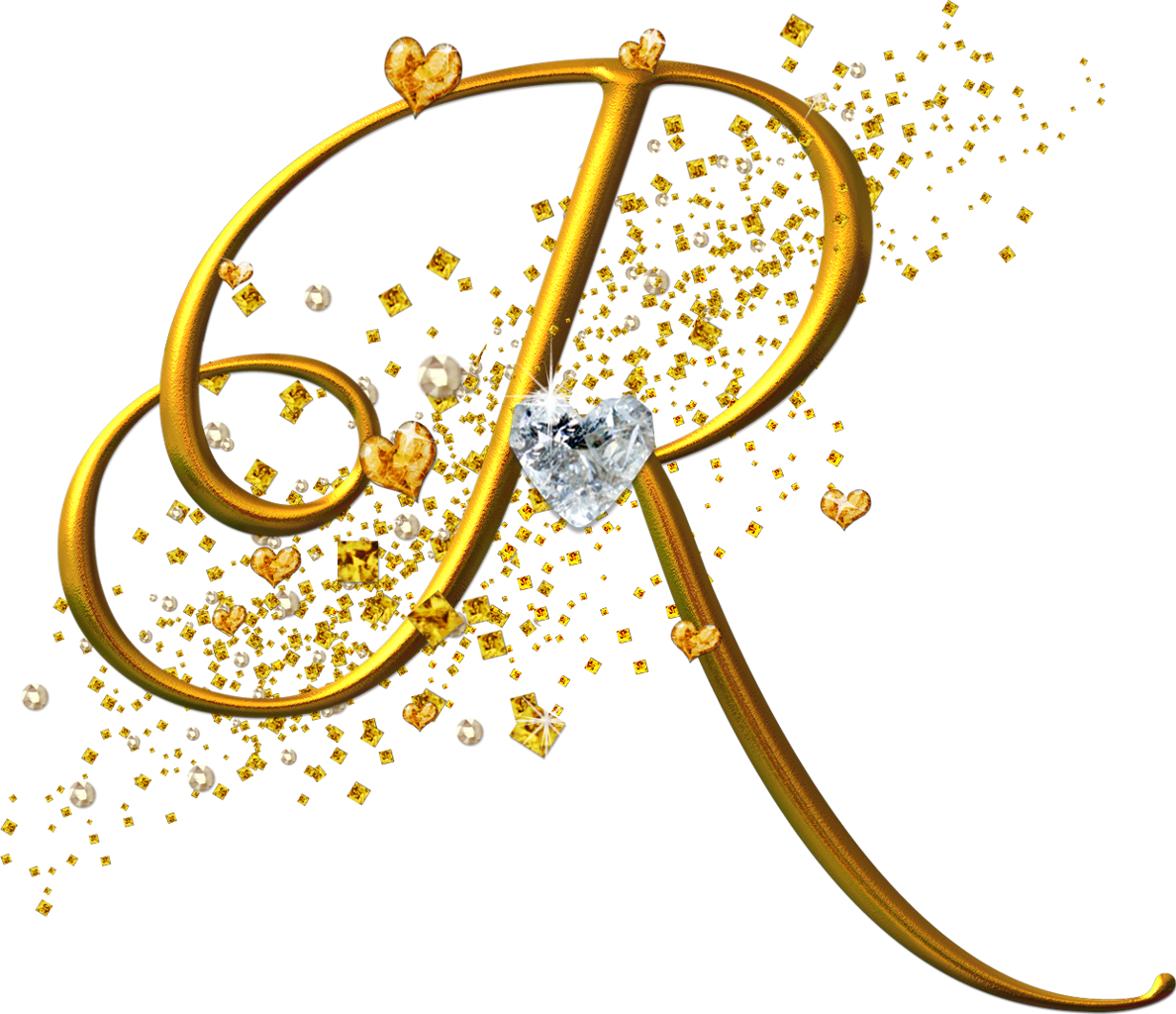 Letra Letradecorativalet - Letter R Gold Png Clipart (1188x1024), Png Download