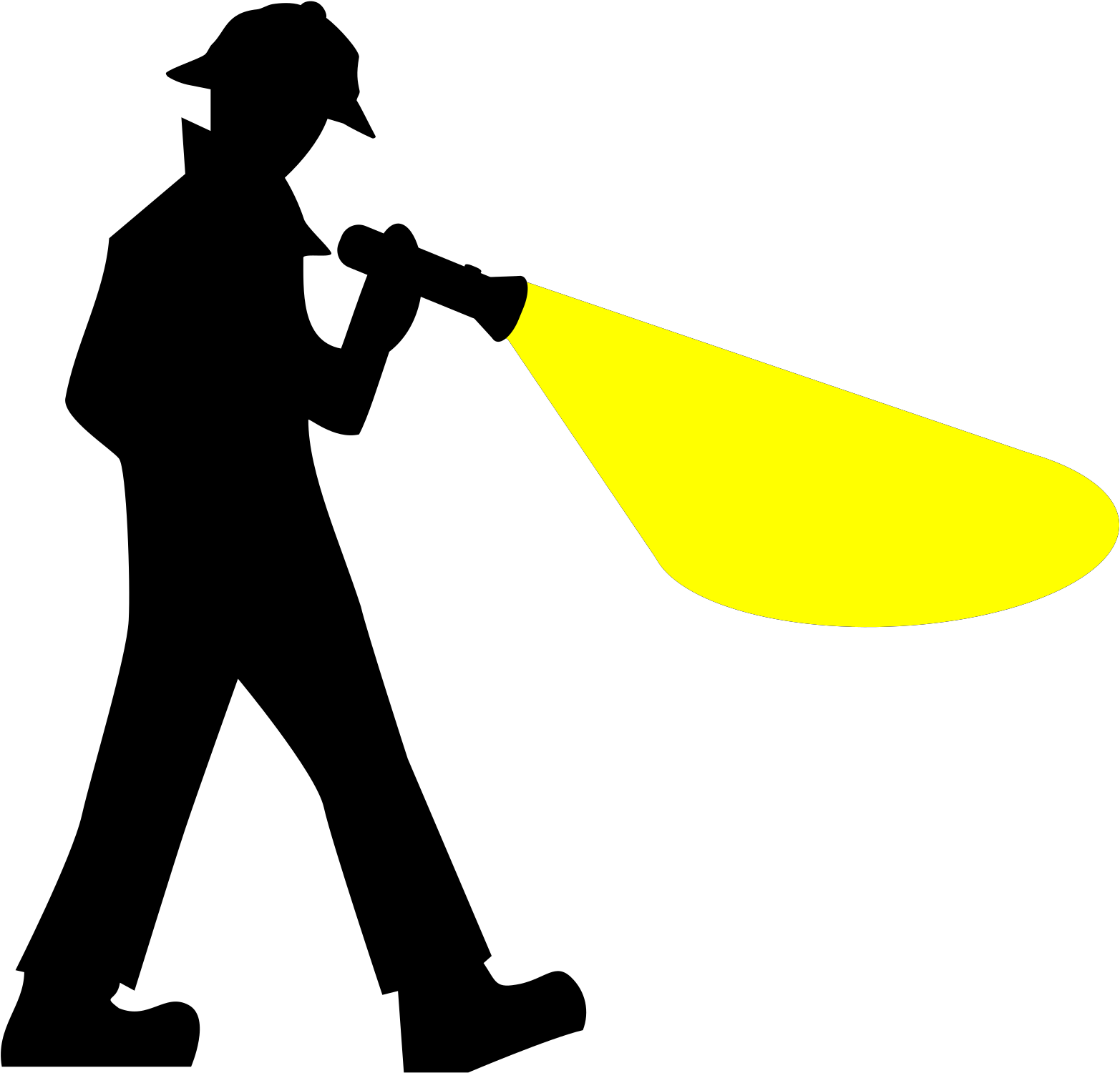 Silhouette Detective Clipart - Png Download (1600x1600), Png Download