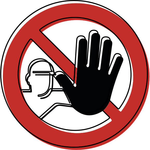 Halt - Stop Sign Hand Png Clipart (578x578), Png Download