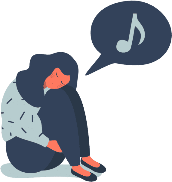 Ein Gezeichnetes Mädchen Das Traurig Auf Dem Bodensitz - Lonely Girl Vector Clipart (768x658), Png Download