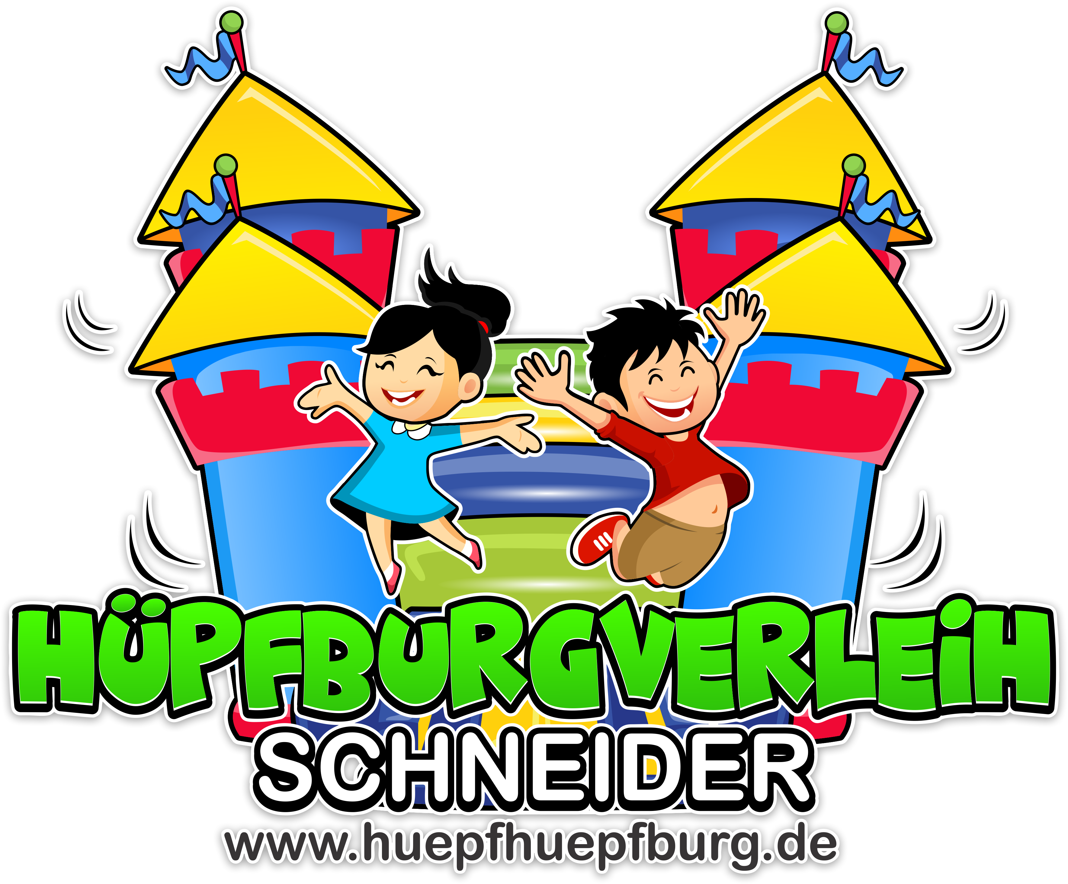 Hüpfburgverleih Schneider - Cartoon Clipart (3548x2939), Png Download