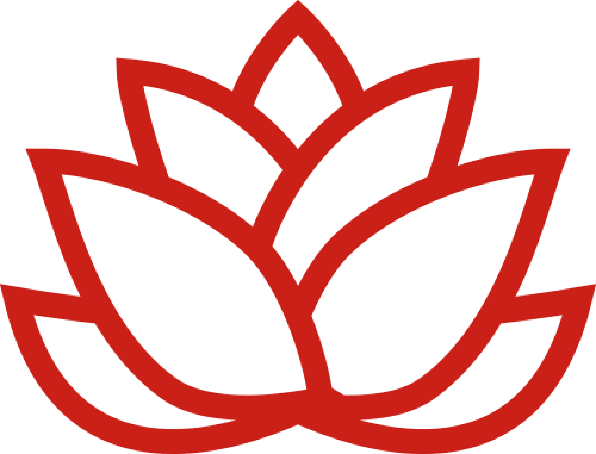Flower Lotus Logo Png Clipart (2000x1524), Png Download