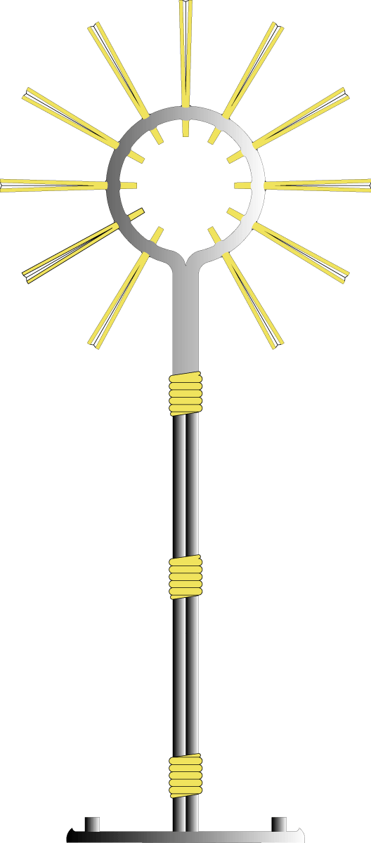 Modernes Grabkreuz Energie Clipart (528x1200), Png Download