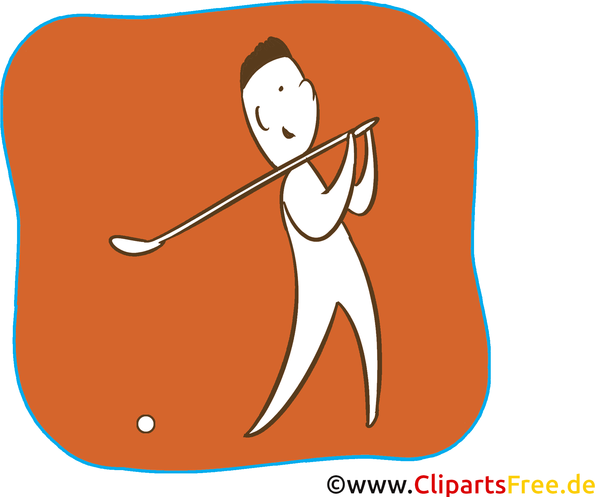 Golf Sport Ikon Clipart - Png Download (2300x1725), Png Download