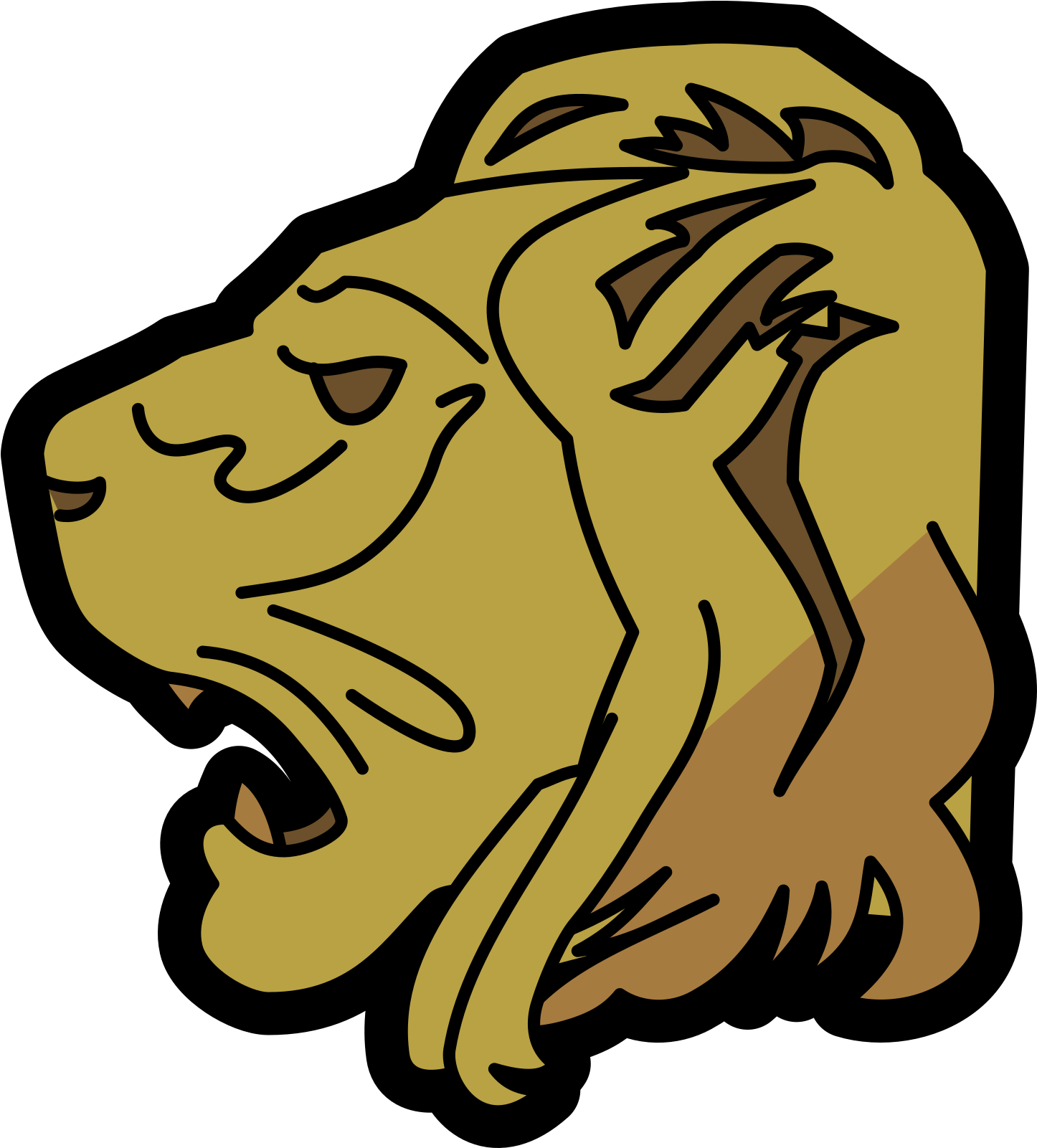 Lion Head Clip Art - Png Download (1600x1600), Png Download