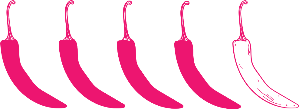 Red Chili Clipart (1000x365), Png Download