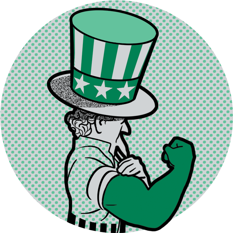 Gnd Green Muscle - Illustration Clipart (830x842), Png Download