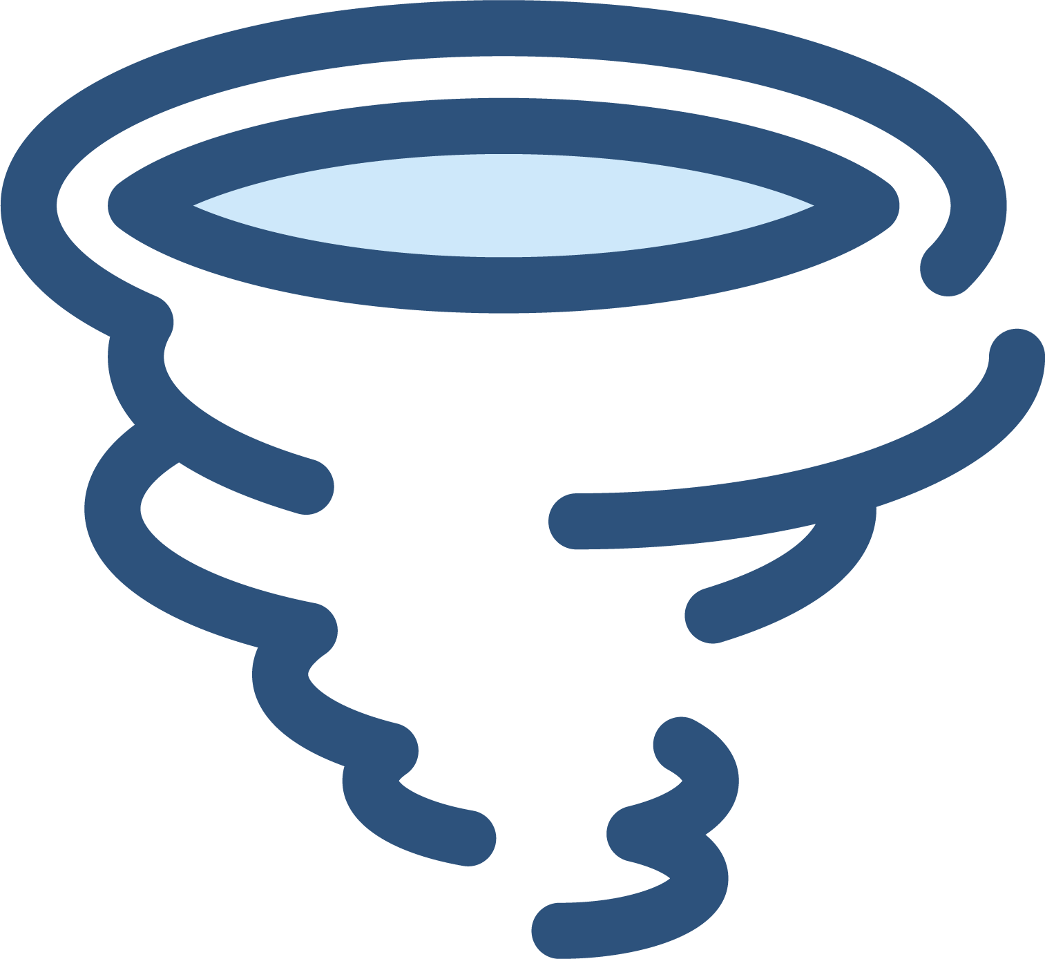 Tornado Scalable Vector Graphics Icono - Tornado Icon Png Clipart (1513x1388), Png Download
