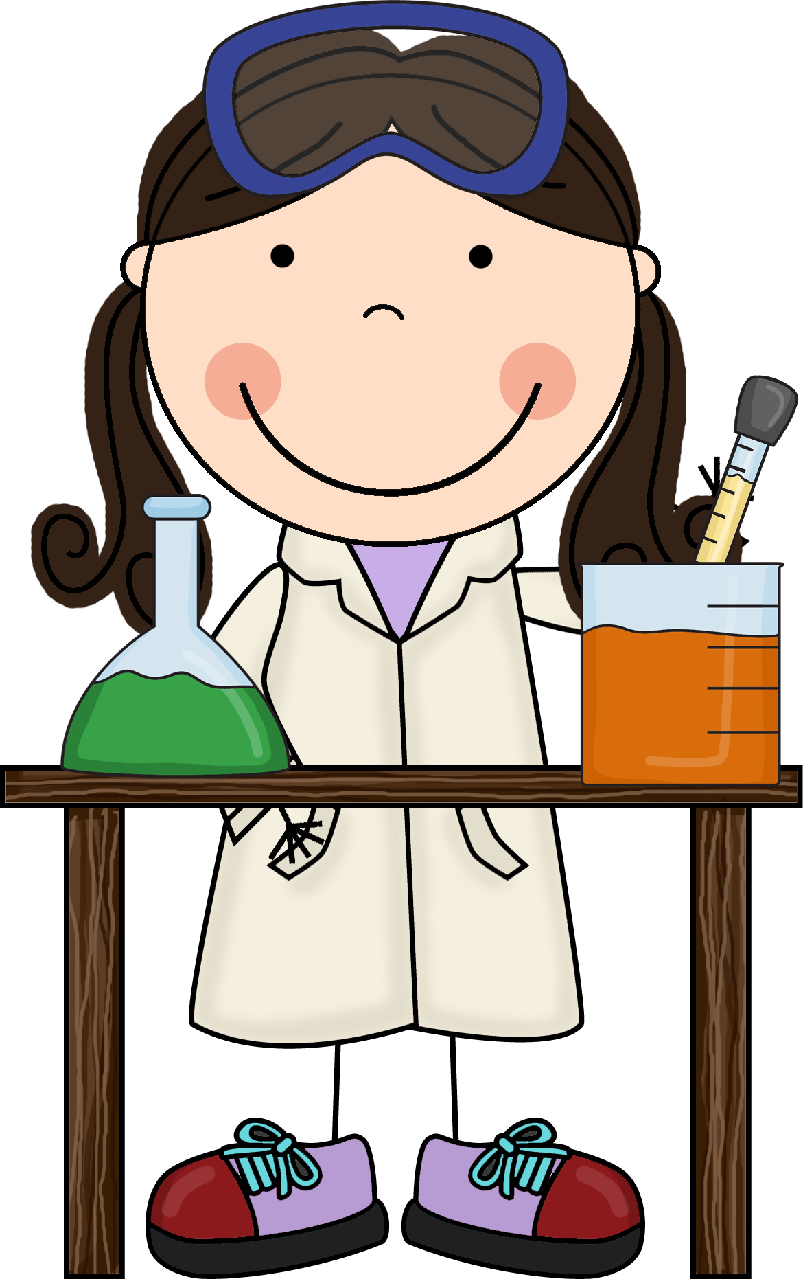 Kid Scientist Clipart - Png Download (1170x1862), Png Download