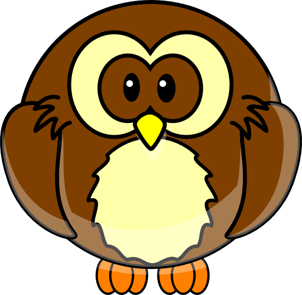 Cartoon Owl Clipart (600x585), Png Download