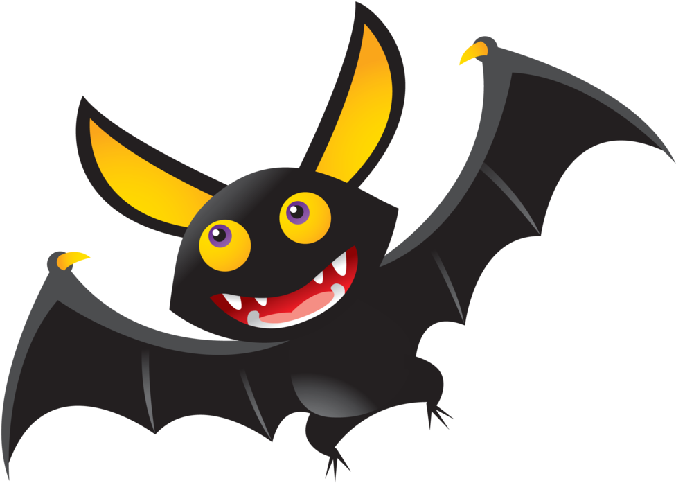 Bat Clipart Pi5e9bykt - Bat Clipart Png Transparent Png (1000x711), Png Download