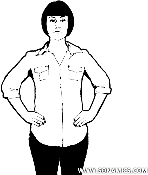 Someone With Their Hands On Their Hips Clipart (640x640), Png Download