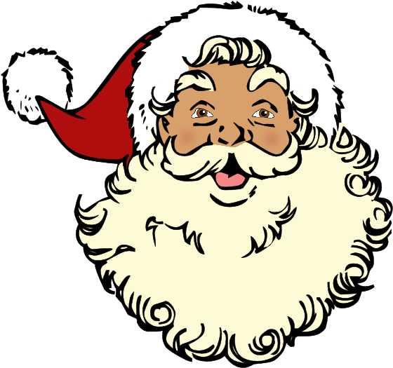 Merry Christmas Santa Png Clipart (600x600), Png Download