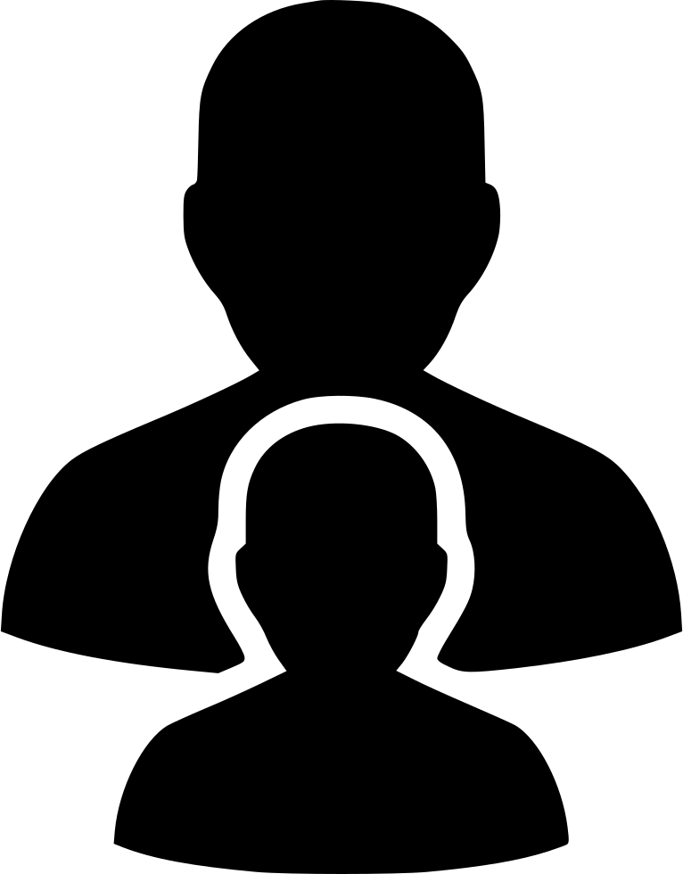 Silhouette Black White Neck Clip Art - Png Download (766x980), Png Download