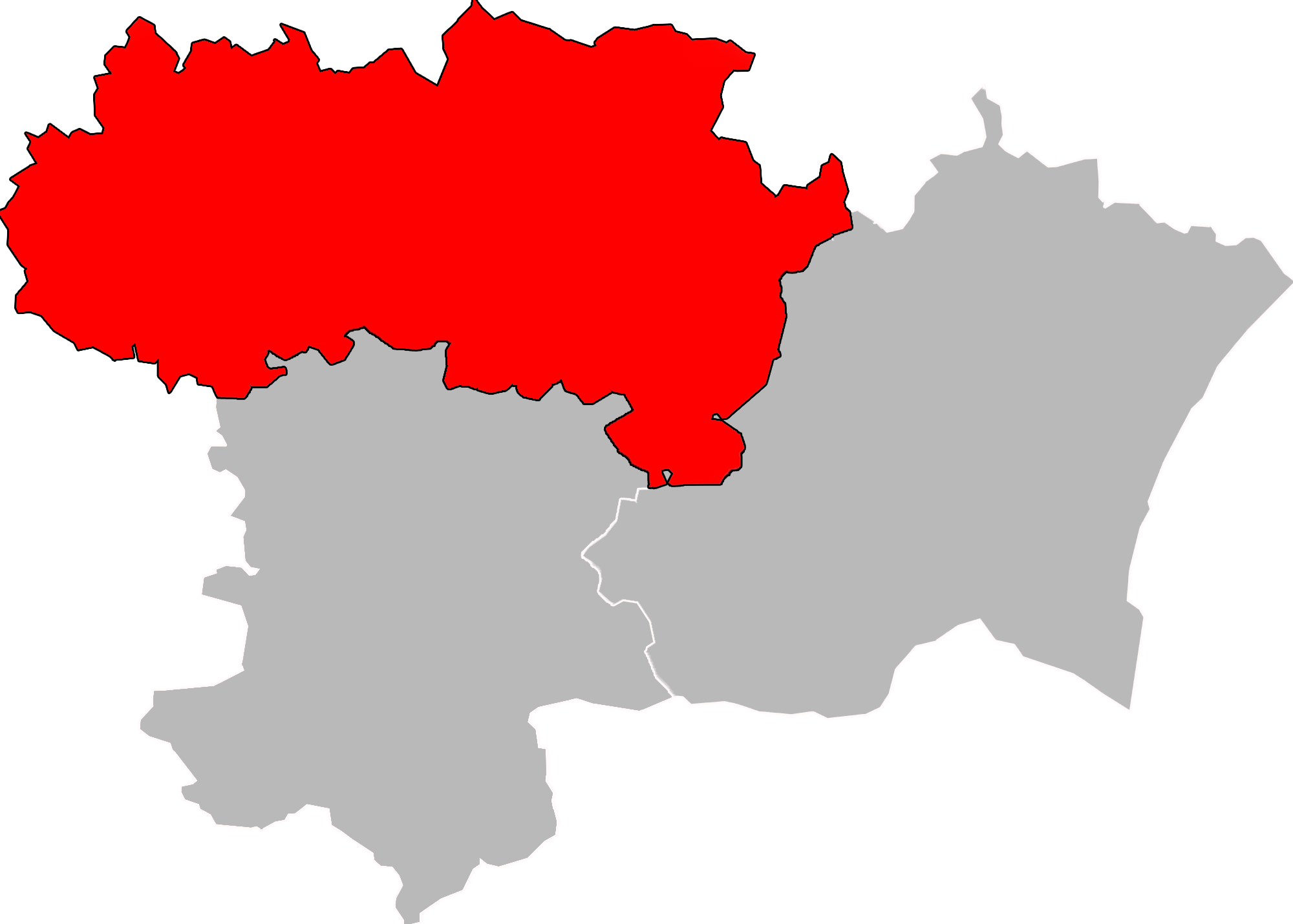 Arrondissement De Carcassonne Aude - Carte Du Département De L Aude Vierge Clipart (2000x1430), Png Download