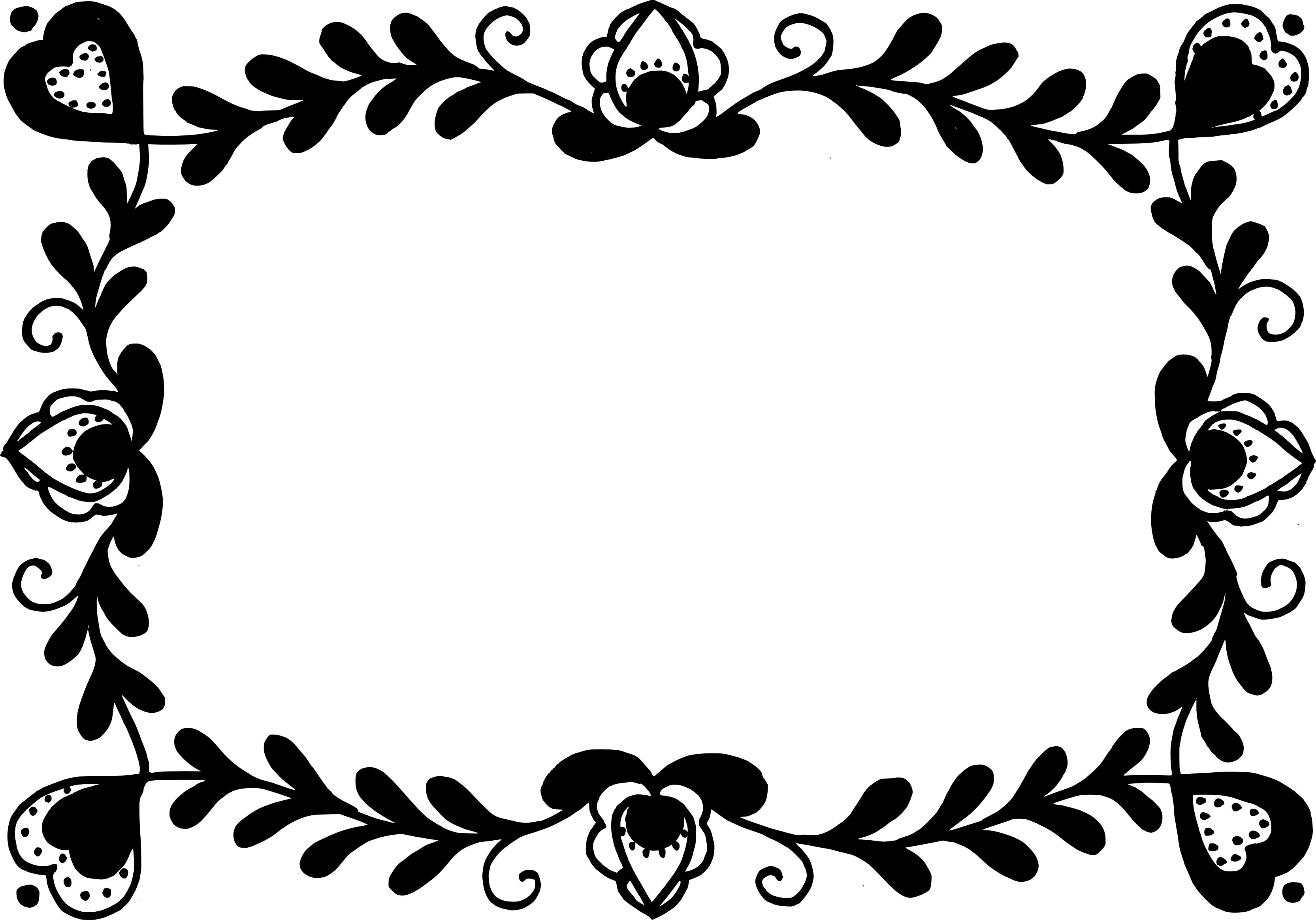 Picture Frame Clipart (3331x2330), Png Download