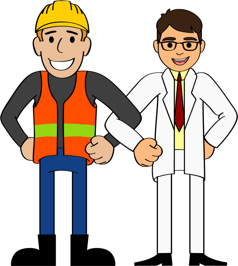 A Nr-16 Também Diz Que É Responsabilidade Do Empregador - Medico E Engenheiro Do Trabalho Clipart (1000x1000), Png Download