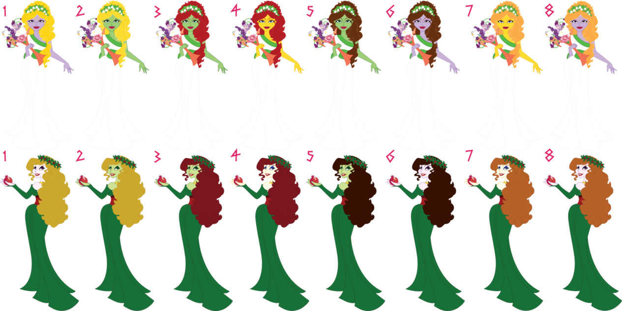 Color Clipart Spring - Persephone Color - Png Download (1265x632), Png Download