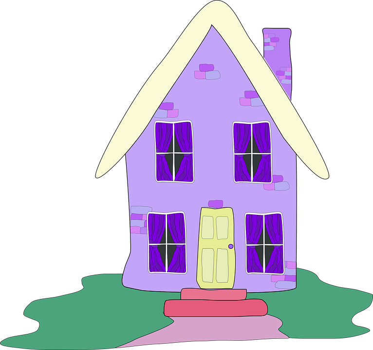 House Painting Clipart Png Royalty Free Stock Painting - House Clip Art Free Transparent Png (766x720), Png Download