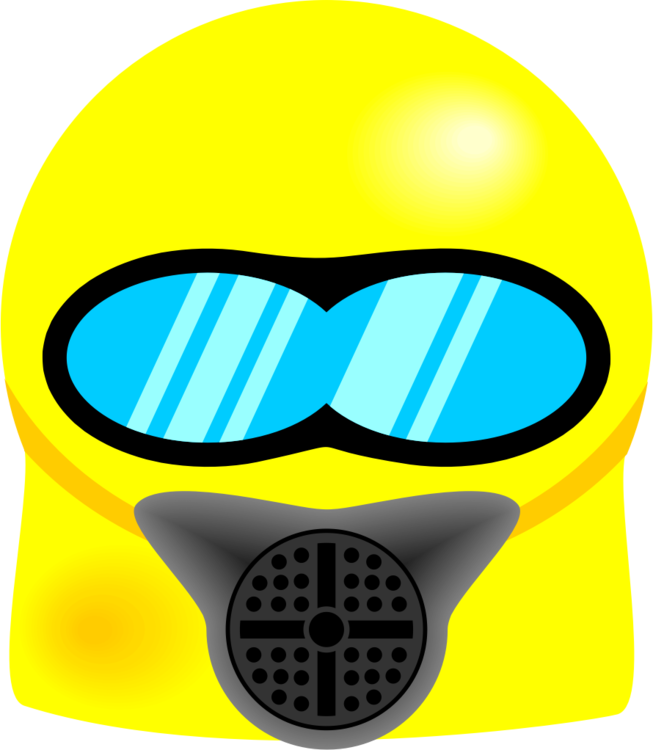 Mask,yellow,goggles - Mask Clipart (653x750), Png Download