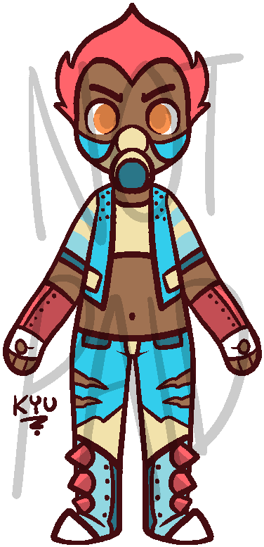 Gas Mask Gator - Cartoon Clipart (600x800), Png Download