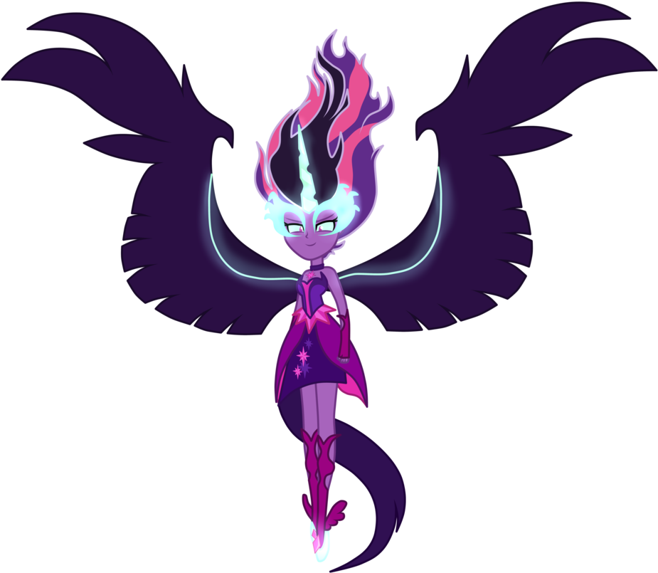 Midnight Sparkle By Mixiepie D9chdfy - Mlp Equestria Girls Midnight Sparkle Clipart (973x821), Png Download