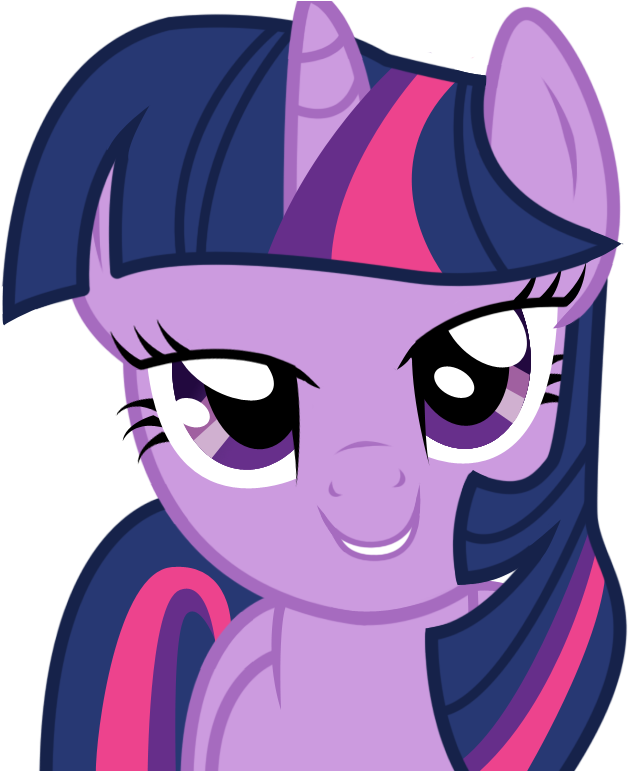 My Little Pony Twilight Sparkle Love Face Clipart (900x770), Png Download