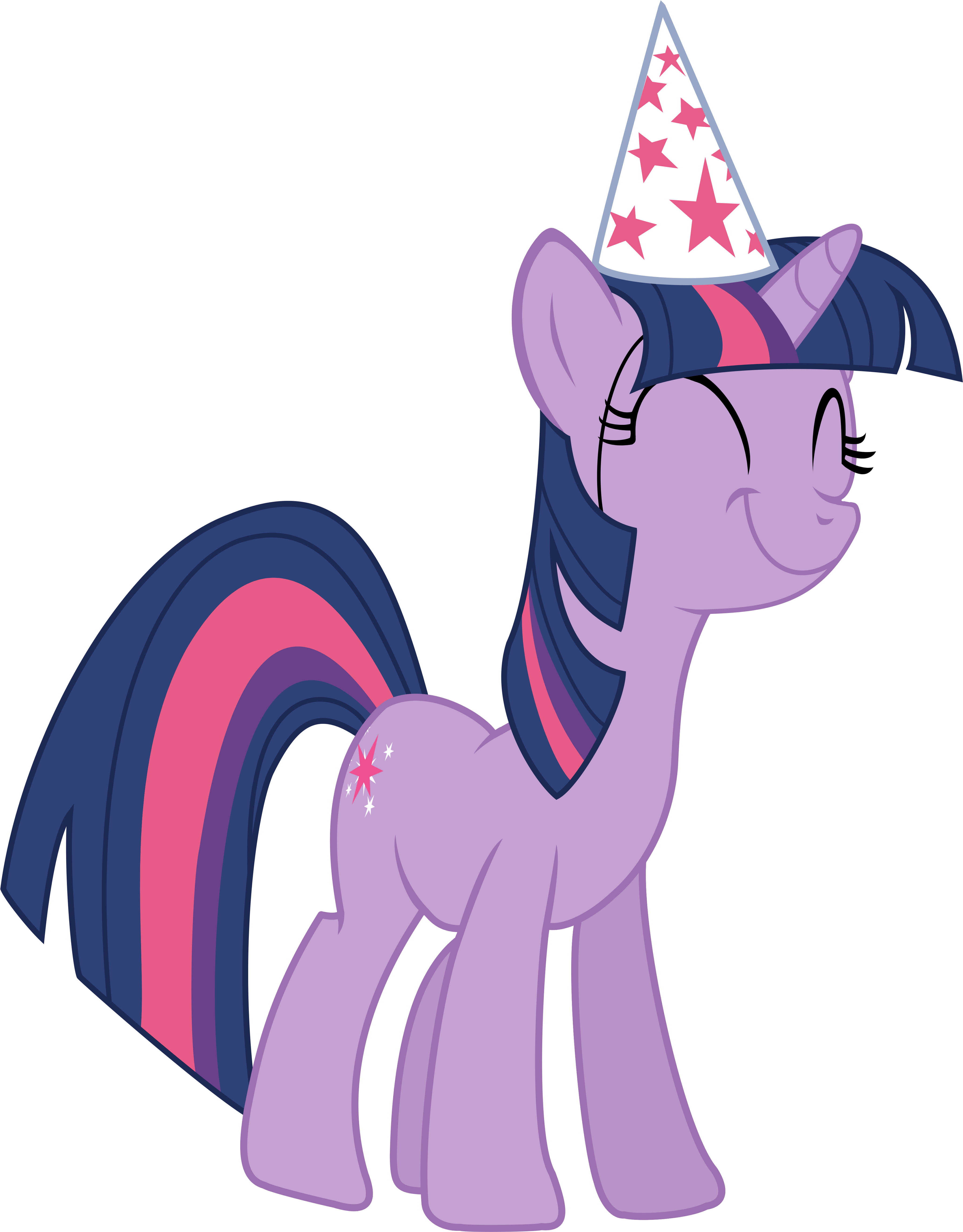 Clip Art Library Twilight In A Hat By Stricer On - My Little Pony Twilight Party - Png Download (4117x5266), Png Download