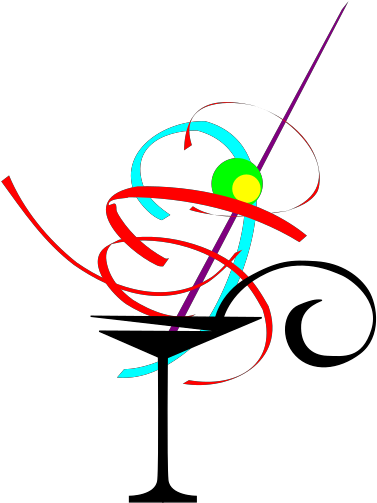 Cocktail Glass Clipart (1600x1600), Png Download