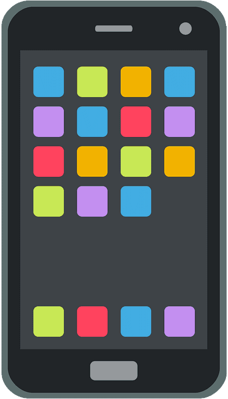 Mobile Phone Emoji Clipart - Cell Phone Emoji Png Transparent Png (800x800), Png Download