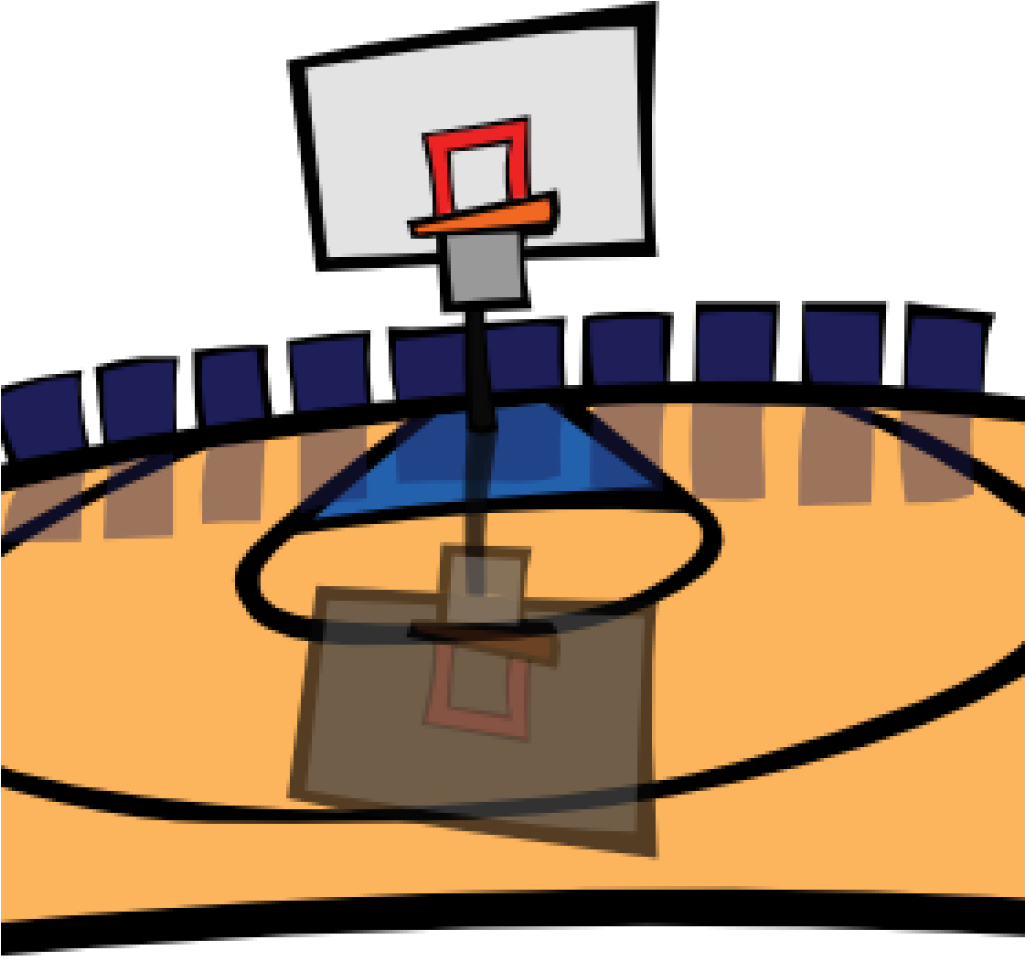 Tennis Court Clipart At Getdrawings - Basketball Court Png Clipart Transparent Png (1025x959), Png Download