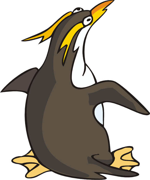 Penguin Coloring Pages Clipart (624x750), Png Download