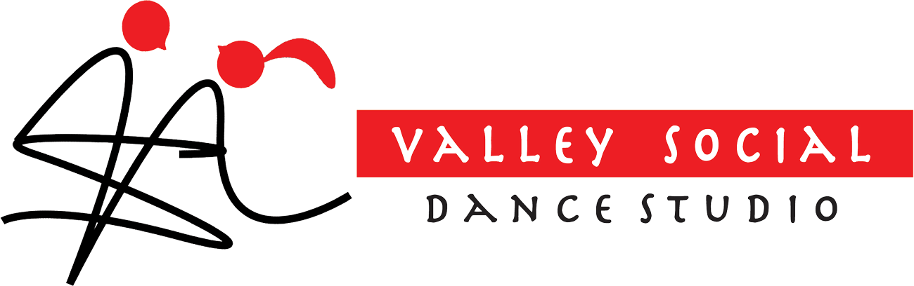 Valley Social Dance Studio Logo Clipart (1300x408), Png Download
