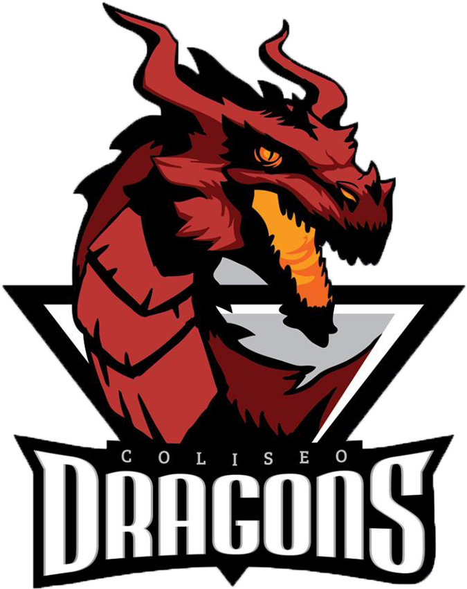 Coliseodragons - Coliseo Dragons Logo Clipart (850x850), Png Download