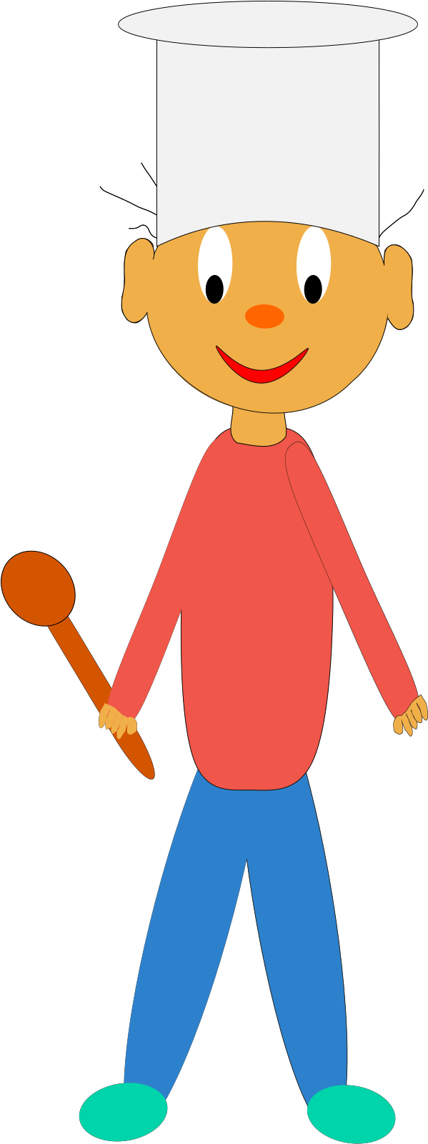 Chef Cartoon Clipart (1600x1600), Png Download