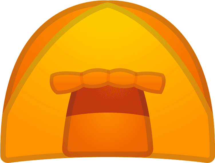 Zelt Clipart - Emoticonos Tienda Campaña - Png Download (800x800), Png Download