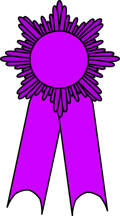 Pink,flower,symmetry - Ribbon Awards For Girl Scout Clipart (418x750), Png Download