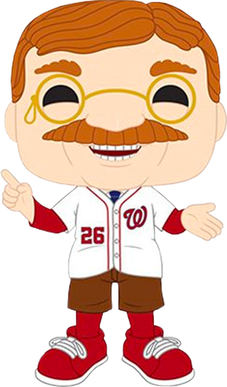Theodore Roosevelt Washington Nationals Mascot Pop - Washington Nationals Clipart (753x1280), Png Download