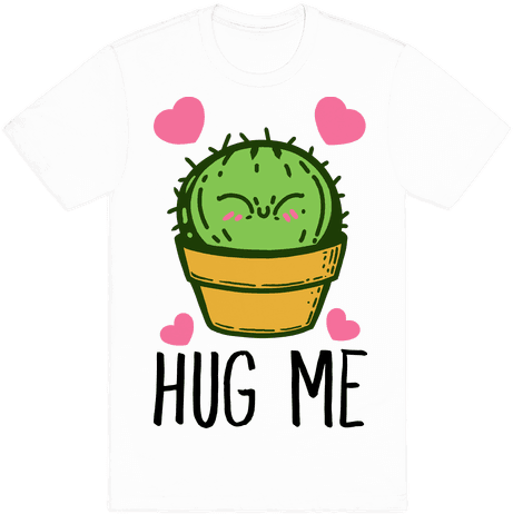 Hug Me Cactus Clipart (546x646), Png Download
