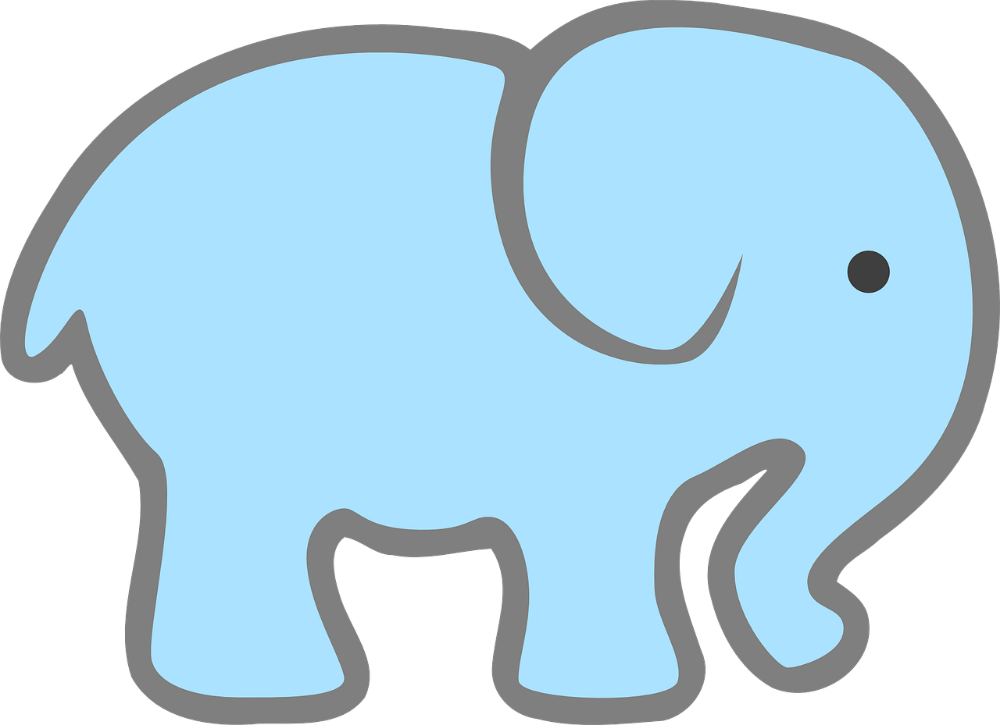 Elephant Clip Art - Png Download (1000x725), Png Download