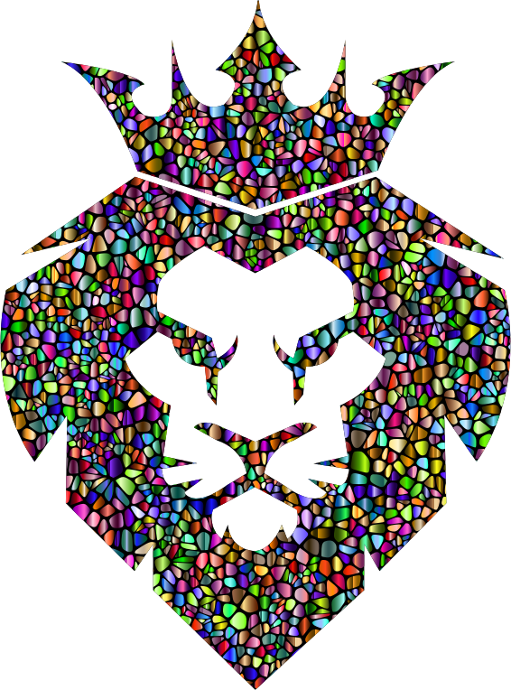 Chromatic Tiles Lion King - Lion King Black And White Clipart (566x764), Png Download