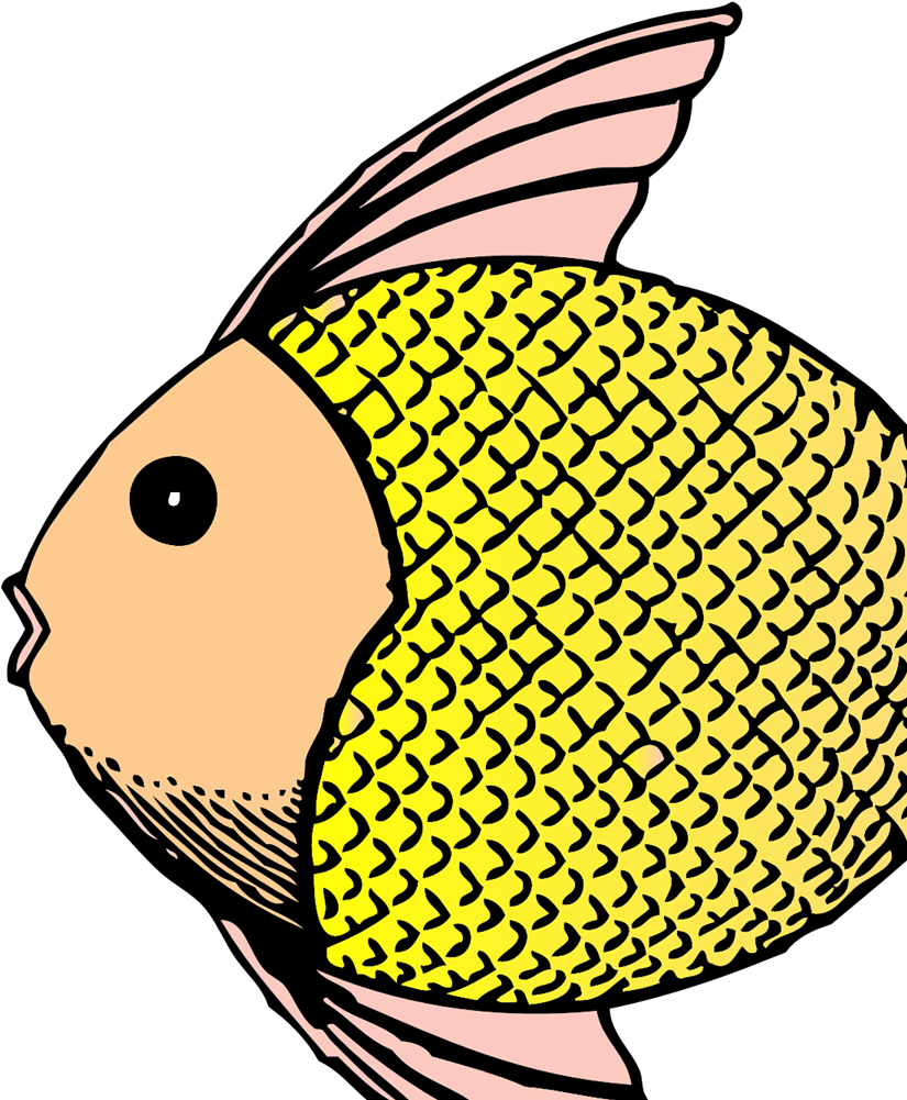 Fish With Scales Clipart - Png Download (1024x1024), Png Download