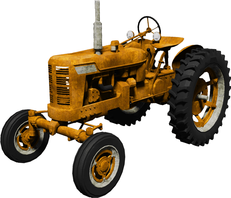 Transparent Tractor Clip Art Free - Transparent Background Tractor Transparent - Png Download (800x685), Png Download