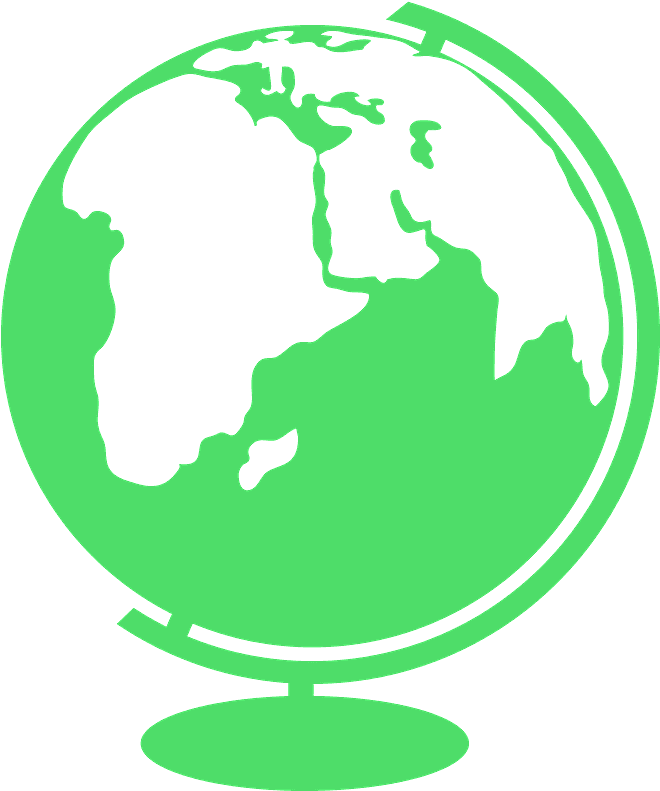 Globe Clipart (670x800), Png Download