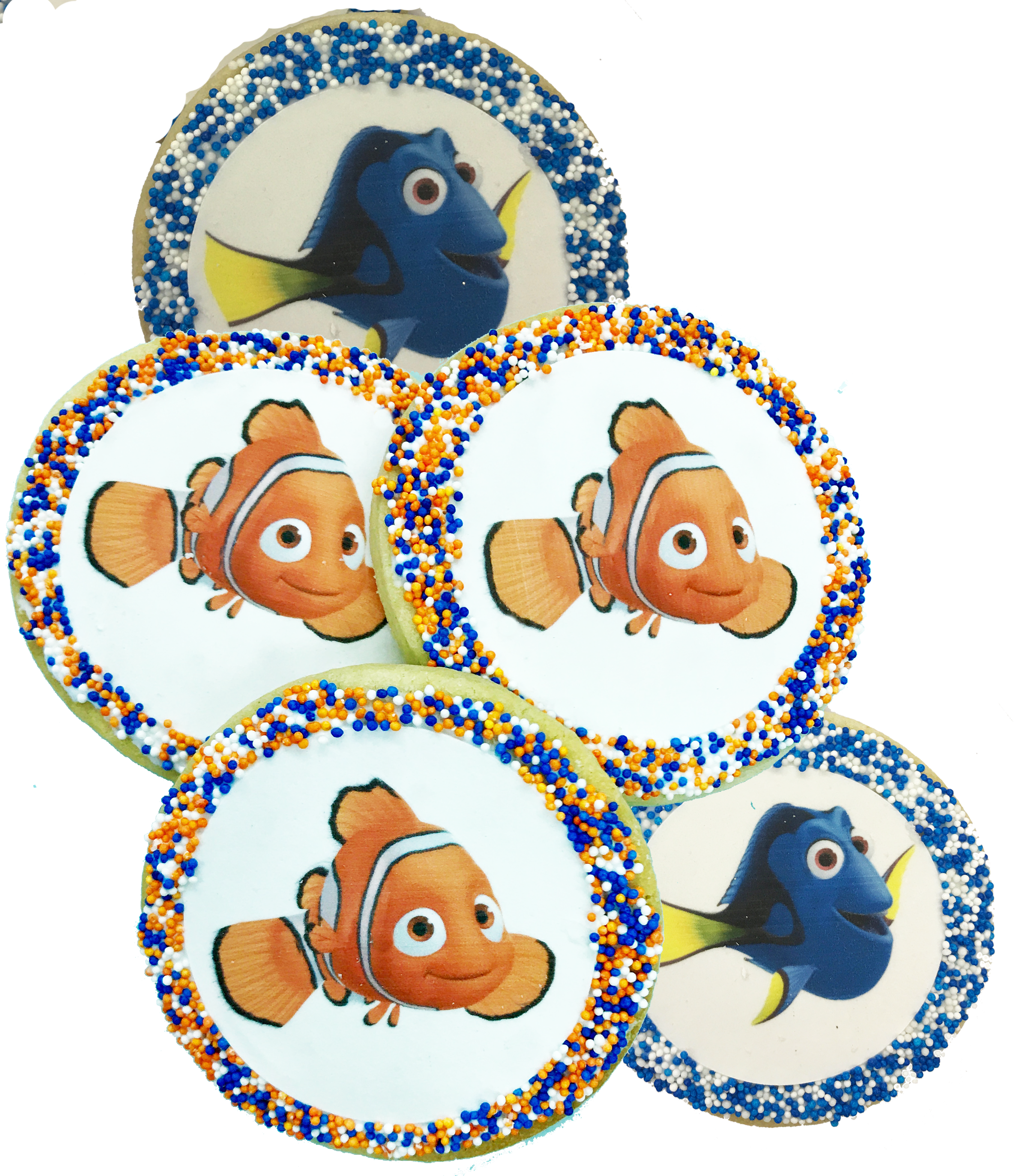 Christmas Sugar Cookie Clipart Clipart Freeuse Download - Nemo Cookies - Png Download (2143x2485), Png Download