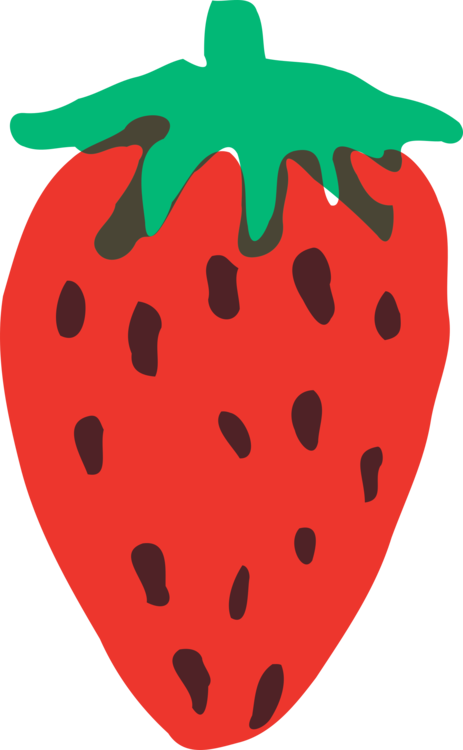 Heart,plant,apple - Clipart Felt Strawberry - Png Download (463x750), Png Download