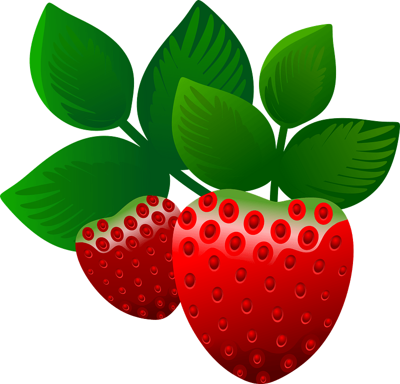 Strawberries1 Clipart - Png Download (800x767), Png Download