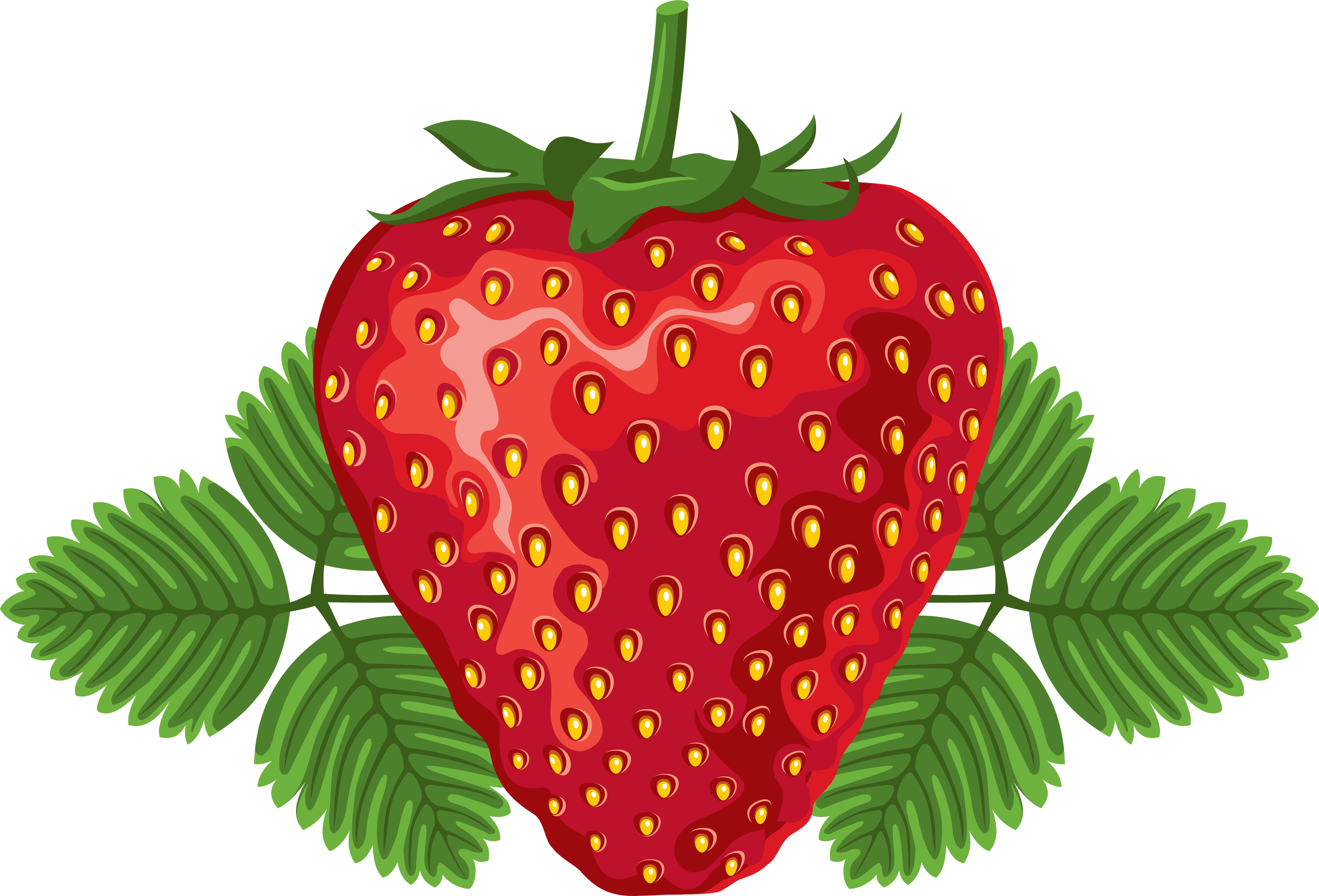 Strawberry Twenty - Strawberry Png Clipart (3528x2397), Png Download