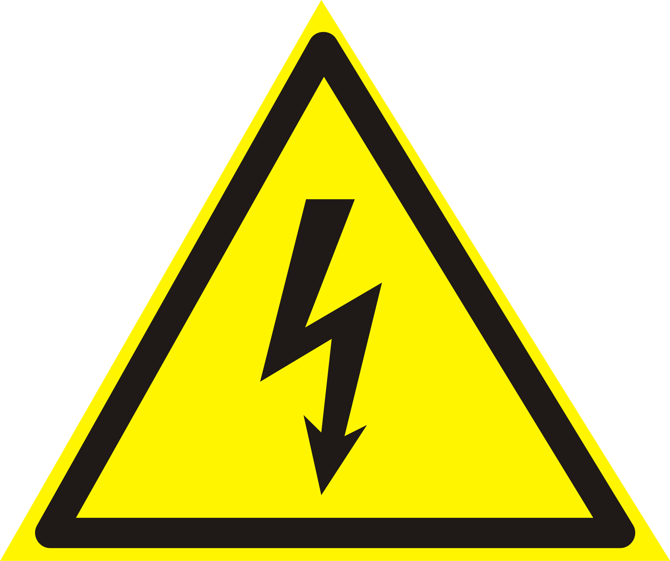 Warning Symbol Clipart (2292x1920), Png Download